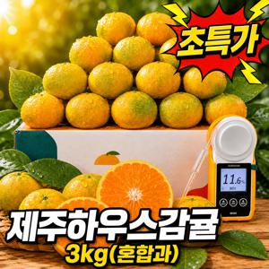 고당도 제주 하우스 감귤 3kg(혼합과) 만다린 귤 하귤 청귤 제주 과일