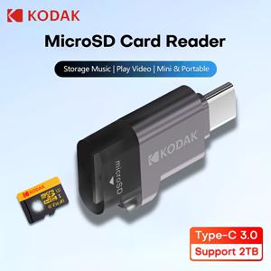 아이폰, DSLR 카메라, , TF 메모리 카드와 호환되는 Kodak Type-C 카드 리더기. 데이터 읽기 및 전송, OTG 미니 확장 스토리지, SD 카드 변환용