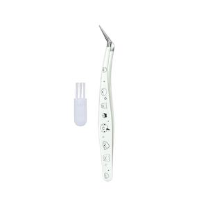 고정밀 접목 핀셋, 다기능 핀셋, 스테인리스 스틸 속눈썹 접목 핀셋, 고정밀 그립, 각진 속눈썹 고데기, 정밀 제모, 스테인리스 스틸 미용 도구, 속눈썹 연장샵용