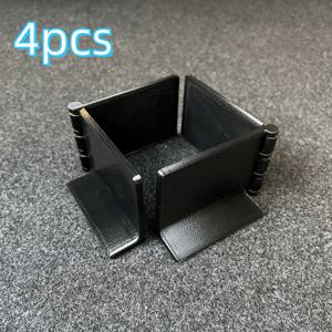 4개 차량 트렁크 랙, 고강도 블랙 러기지 잠금 시스템, 차량 트렁크 정리함 및 러기지 홀더, 플러시 여행 가방 보관 랙에 적합, 드릴 설치가 필요 없는 세단 및 SUV에 범용