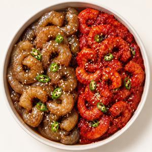 진짜맛있는 양념새우장 밥도둑반찬 깐새우장 드셔보세요 연안부두 당일제조