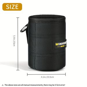 WINHUNT 공구 파우치, 나사 및 못 공구 파우치 백, 내마모성 강화, 산업용 공구에 이상적인 보관 가방