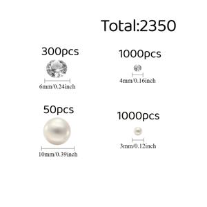 2350개 화이트 진주 비즈, 투명 인조 꽃병 필러, 홈 데코, 파티 장식, 테이블 센터피스, 결혼식, 생일, 프로포즈, 미술 프로젝트, 크리스마스, 발렌타인데이, 졸업 파티 장식, 웨딩 장식, 우아한 장식