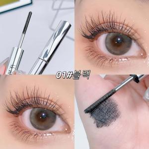 튜브형 롱컬 마스카라 워터프루프·땀·유분 번짐방지 롱래시 지속 컬 고정 자연 발색