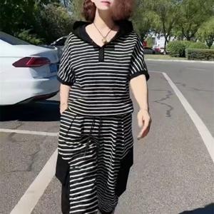 봄 여름 가을 신상 캐주얼 후드 반팔 루즈핏 크롭 팬츠 후드 투피스 세트