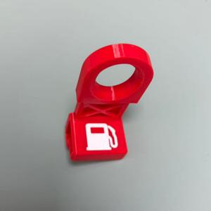 연료 탱크 캡 스위치 연장 핸들, 스즈키 짐니 JB64, JB74 (2019-2025) 3도어 버전 적용, 좌/우 핸들 범용, 좋은 외관, 간편한 설치. 차량 내부 액세서리. 연료 탱크 캡 열기에 편리함.