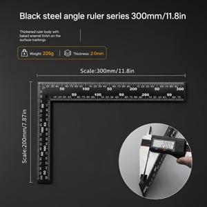 목공 및 리모델링용 헤비 듀티 L자 90도 직각자, 300mm 600mm 사이즈