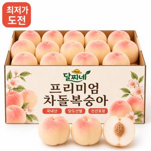 [제철 초특가] 차돌복숭아 3.9kg 21-24과
