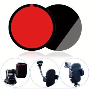 대시보드 패드 장착 디스크 2개/1개, 흡입 컵 휴대폰 거치대용, 자동차 GPS 레코더 흡착식 홀더 휴대폰용 2.83인치/72mm 접착식 접착 디스크