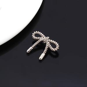 8개 패션 믹스 컬러 리본 메탈 버튼, 17mm/23mm 클래식 골드 & 실버 블랙, 핸드메이드 코트·스웨터·셔츠·모자 장식용