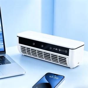 트리플 노즐 가습 팬 - 2026년형 완전 개조 3-in-1 USB 냉각 팬 | 반도체 냉각 및 가습 (리모컨 포함) | 강력한 공기 흐름, 가정, RV, 캠핑 및 여행에 적합 | 초소형 필수품|캠핑선풍기