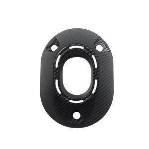 PCX160 PCX125 2021-2023 2024 배기 파이프 보호 커버 포트 보호 추가 광택 탄소 섬유 배기 테일파이프 장식 추가 ABS 보호 커버