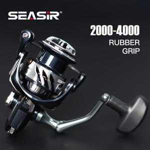 SEASIR CONTRA 고강도 바닷물용 스피닝 낚시 릴, 알루미늄 파워 핸들 및 드래그 시스템 포함 - 5+1 BB 베어링, 5.2:1 기어비, 참치, 고등어, 캐스팅, 낚시, 해양 장비용