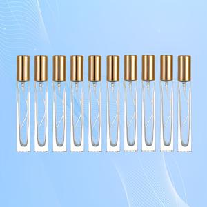 여행용 향수병 리필 가능, 10개입 10ml 미니 유리 향수 용기, 휴대용 누수 방지 스프레이 아토마이저 펌프병