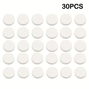 30개입 16mm 차량용 에어 벤트 클립 교체 패드, M 두께 범용 필터 교체 시트, 에센셜 오일 디퓨저용 펠트 패드, 무향, 당신이 좋아하는 향