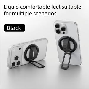Phone Grip for, [Durable Vertical Alloy] Stand Kistand, Magnet ll Phone Ring Holder for iPhone 17/16/15/14/13/12 Series & Androids