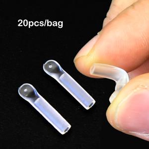 20개 리트립 퀵체인지 카프 낚시 플로트 어댑터 비드 - 탄력 있는 디자인의 투명 ABS 플라스틱 플로테이터, 도구 없이 간편 설치 및 라인 홀 포함, 내구성 강한 카프/파이크/송어용 낚시 장비 액세서리 (타클 호환 가능)
