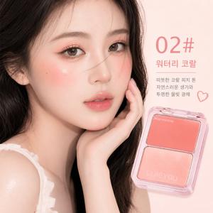 수분광 듀얼 블러셔 하이라이터 – 촉촉 광채 아이·치크 멀티용