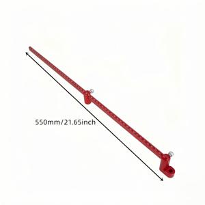 레드 알루미늄 320mm/550mm 목공용 센터 파인더 마킹 게이지, 일반 및 연장 길이 옵션 선택 가능, 분리형, 조립 용이, 알루미늄 마킹 컴퍼스, 목공용 컴퍼스, 목공 선반 볼 터닝 작업에 적합