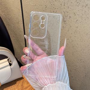 삼성 S26UITRA, S26PLUS, S25FE, S25EDGE, S25, S25PLUS, S24FE, S24Ultra, S24PLUS, S23FE, S23Ultra, S23PLUS 호환 투명 휴대폰 케이스, 생일 선물, 심플하고 귀여운 커플 스타일, 슬림하고 심플한 휴대폰 케이스