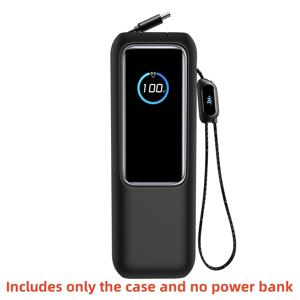 보호 케이스만 - Anker 25000mAh 휴대용 노트북 파워뱅크 여행용 케이스 호환, 전체 충격 방지 먼지 방지 소프트 쉘 외부 커버, 충격 방지, Anker A1695 25000mAh 165W 파워뱅크 호환, 케이스만
