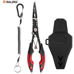 RALERA 낚시 장비, 이글 비크 후크 제거기 스플릿 링 PE 브레이드 라인 낚시 플라이어, 부식 방지 다기능 플라이어, 범용 플라이어 시어트, 고정 로프, 남성용 낚시 선물, 아이스 피싱 장비 키트, 카약 추가 장비