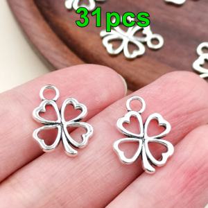 31개 펜던트, 여성 패션 참 펜던트, DIY 핸드메이드 목걸이, 귀걸이, 팔찌, 발찌, 스타일, 주얼리 제작용 참 참, 수제 핸드메이드 선물용 액세서리