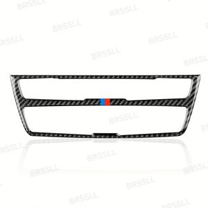 BMW (2012-2018) 3시리즈 F30 F31 F34, (2013-2020) 4시리즈 F32 F33 F36 중앙 콘솔 CD 볼륨 조절 패널, 탄소 섬유 내부 스티커 차량 개조 부품에 적합