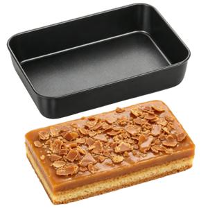 10.2×7.5인치 라자냐 팬 탄소강 딥 베이킹 팬 | 블랙 논스틱 직사각형 오븐 베이킹 팬 | 건강하고 내구성이 뛰어나며 세척이 용이하며, 어버이날, 부활절 및 일상 사용에 적합, 베이킹 필수품