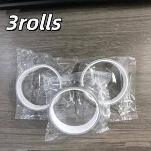 은빛 PVC 테이프 3롤, 찢어짐 저항성과 높은 인성을 위한 두꺼운 소재로 제작. 벗겨짐을 방지하는 안전한 부착을 위한 강력한 자가 접착력 특징. 방수, 누수 방지, 내마모성, 내부식성, 고온 저항성. 주방 및 욕실 벽 모서리, 조리대 틈새, 파이프 밀봉 수리에 적합. 다양한 실내 가정용 시나리오에 다용도로 활용 가능. 잔여물 없이 간편하게 부착 가능