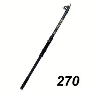 초경질 탄소 섬유 낚싯대 210-450, 미끄럼 방지 그립 및 메탈 인서트 포함 - 바다 암초 낚시, 서핑 캐스팅 및 장거리 던지기에 적합