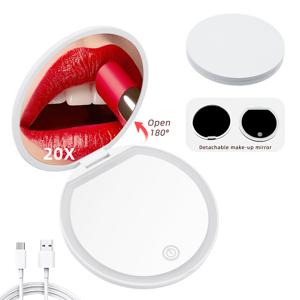 LED 휴대용 조명 화장 거울, 3가지 조명 모드 터치 컨트롤 조절, 3가지 조명 모드 화장대 거울, 여성을 위한 특별 디자인, 엄마를 위한 어머니의 날 선물