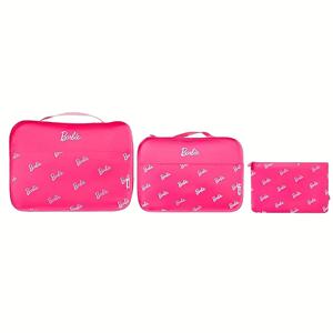 미니소 바비 시리즈 3종 여행용 의류 보관 가방 세트