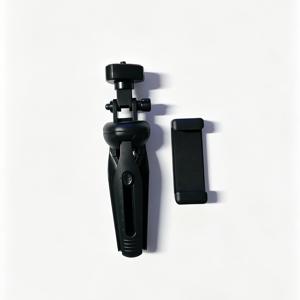 360° 회전식 각도 조절 휴대폰 및 카메라 홀더, 여행 블로깅, 셀카, 단편 동영상 촬영을 위한 휴대용 미니 탁상용 삼각대