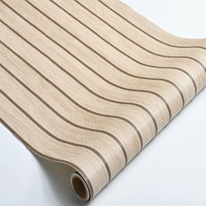 45cm×300cm 1롤 사실적인 나뭇결 방수 PVC 패치 스티커 | 자체 접착식 필앤스틱 장식용 벽지 | DIY 홈 데코, 간편한 부착, 내구성 및 탈부착 가능 | 0.12mm 두께 | 거실, 주방, 침실 가구 리노베이션용