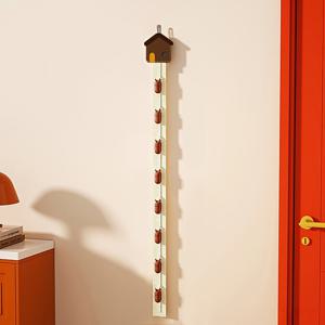 Voidisle 벽걸이형 모자 걸이대 8개 클립 포함 1개 - 드릴 없이 접착제/나사로 설치, 야구 모자, 낚시 모자용, 가정용 문 뒷면 벽 진열용, 문 수납용 플라스틱 행잉 선반 (무디자인)
