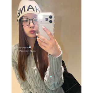 휴대폰 케이스 - 인스 한국 스타일 유니크 이지 풀 스크린 화이트 별 17Pro Apple 17 Pro Max 호환 아이폰 16 풀 커버리지 14 신형 모델 16 Promax 여성용 보호 케이스