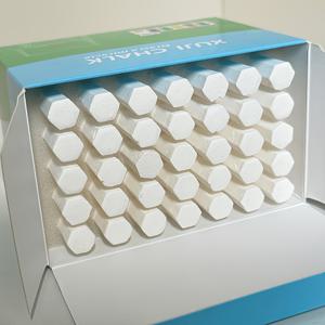 다용도 드로잉 마크 분필, 폼 충격 방지 베이스, 실내외 사용, 35개입 흰색 다섯 가지 색상