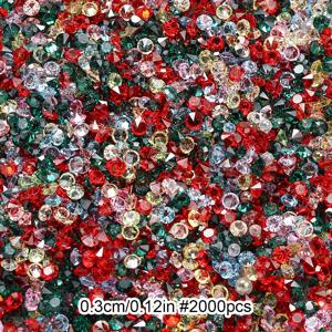 2000/7000개 2/3mm 멀티 컬러 혼합 투명 유리 라인스톤. 라인스톤은 멀티 컬러 유리 보석입니다. 글리터 네일 아트 네일 라인스톤은 네일 아트, 휴대폰 케이스 및 수공예 장식용입니다.