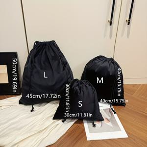 그녀/남자를 위한 선물 3pcs 옵션, 대부분의 가방 크기에 적합, 고급 가방, 먼지 방지 드로스트링 잠금 장치, 정리 가방, 부드럽고 마모 없는 소재, 웨딩 의상 보관, 웨딩 로브 원단 가방, 안감, 라피아에 이상적