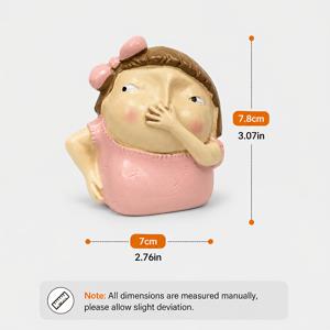 1개 블러셔 피규어 수지 조각상 - 추상적인 블러셔 테마 조각상, 장식용으로 적합, 가정, 책상, 선반 중앙 장식용 매력적인 수지 인형, 크리스마스, 밸런타인데이, 졸업식을 위한 휴일 선물 - 블러셔 장식품
