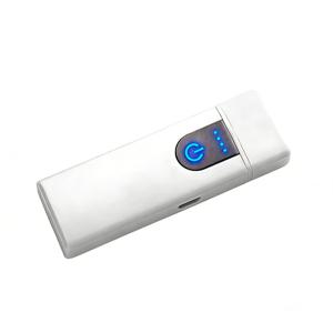 AXOTEN 신형 아웃도어 터치식 방풍 무화염 라이터, USB 충전식 전자 라이터, 랜덤 10가지 색상 포함, 휴대용 플라ズ마 라이터, 하이킹, 바비큐, 주방, 가스레인지, 양초용, 캠핑용 라이터, 남녀공용 정교한 아웃도어 하이킹 도구 선물