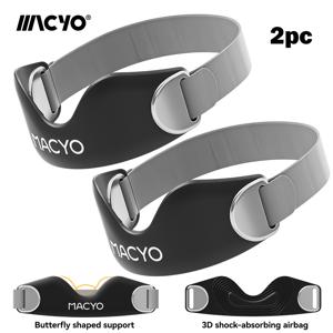MACYO 슬개골 서포트 무릎 보호대 1개/2개, 조절식 실리콘 슬개골 서포트 무릎 보호대, 통기성 및 땀 흡수성 | 하이킹, 축구, 농구, 달리기, 점프 니, 테니스, 배구, 스쿼트에 적합