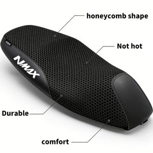 YAMAHA NMAX155 시트 커버 3D 메쉬 쿠션 보호대 자외선 차단 통기성 방수 단열 시트 매트 시트 보호 액세서리