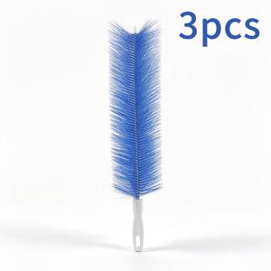 전동 선풍기, 에어컨 통풍구, 자동차 에어컨, 커튼 및 블라인드용 유연한 극세사 청소 브러시 3개 세트 - 깊은 곳까지 닿는 부드러운 브러시 헤드가 있는 재사용 가능한 구부릴 수 있는 먼지 제거 도구, 휴대용, 자동차, 가구 틈새 청소용|이동식에어컨|휴대용에어컨|이동형에어컨