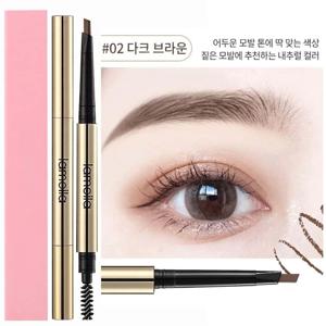 듀얼 자동회전 아이브로우 펜슬 삼각 롱래스팅 번짐없음 노샤프닝 아이라이너