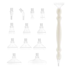 다색 핸드메이드 페인팅 드릴 펜툴, 라인석 집게 도구, 네일 아트 도구 세트, (펜촉 12개 및 펜 1개)