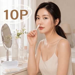 수동 회전식 코털정리기 360도 양면 코털제거기 물세척 가능 휴대용 보관케이스 포함 10P 20P 선택 가능 코털커터 세트