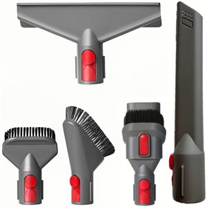Dyson V7 V8 V10 V11 V12 V15 SV10 SV11 진공 청소기용 부품 5개, Dyson 진공 청소기용 교체 부품, Dyson용 브러시 진공 청소기, 브러시 3개 및 팁 2개 포함