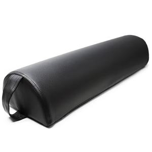 인체공학적 반달형 마사지 테이블 베개 1/2/4개, PU 가죽 위치 고정 패드, 휴대용 손잡이 포함, 목 척추 무릎 및 다리 밑용 쿠션